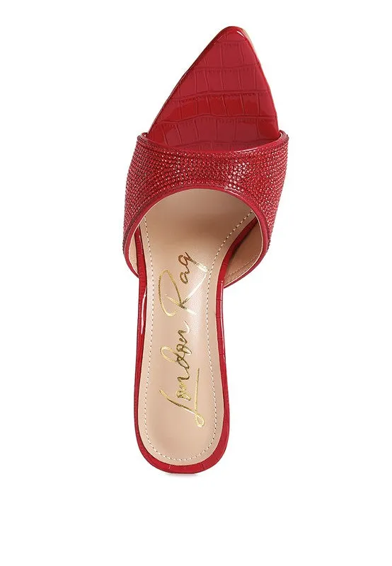 Sonya Diamante Ballroom Stiletto Pump